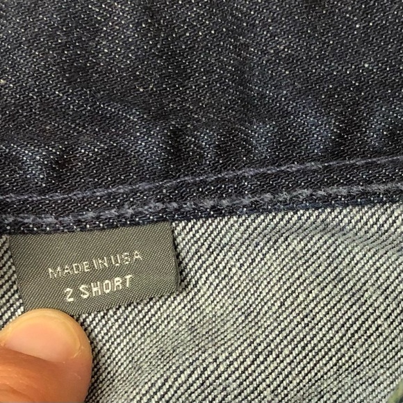 Armani Exchange Dark Wash The Skinny Boot Jeans 2 Short - Picture 5 of 10